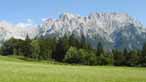 The mountains east of Mittenwald