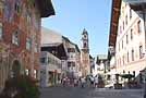 The main street in Mittenwald