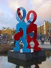 Keith Haring work near Potsdamer Platz