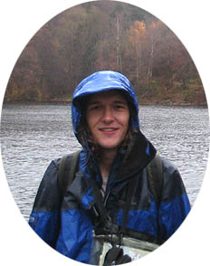 David in front of the Oleftalsperre in the Eifel