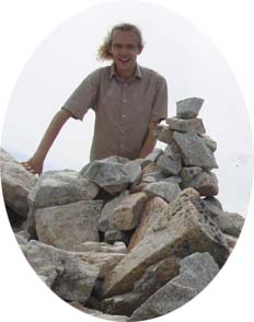 David on the summit of Grand Barbat in the Pyrenees