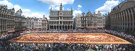 2008 flower carpet panorama from the balcony of the Hôtel de Ville