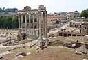 Columns in the Roman Forum
